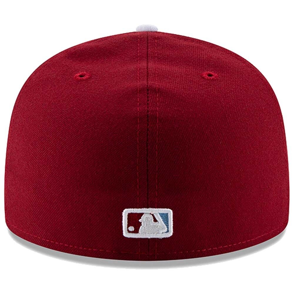 NEW ERA BASIC ON FIELD PHILADELPHIA PHILLIES FITTED HAT (MAROON)