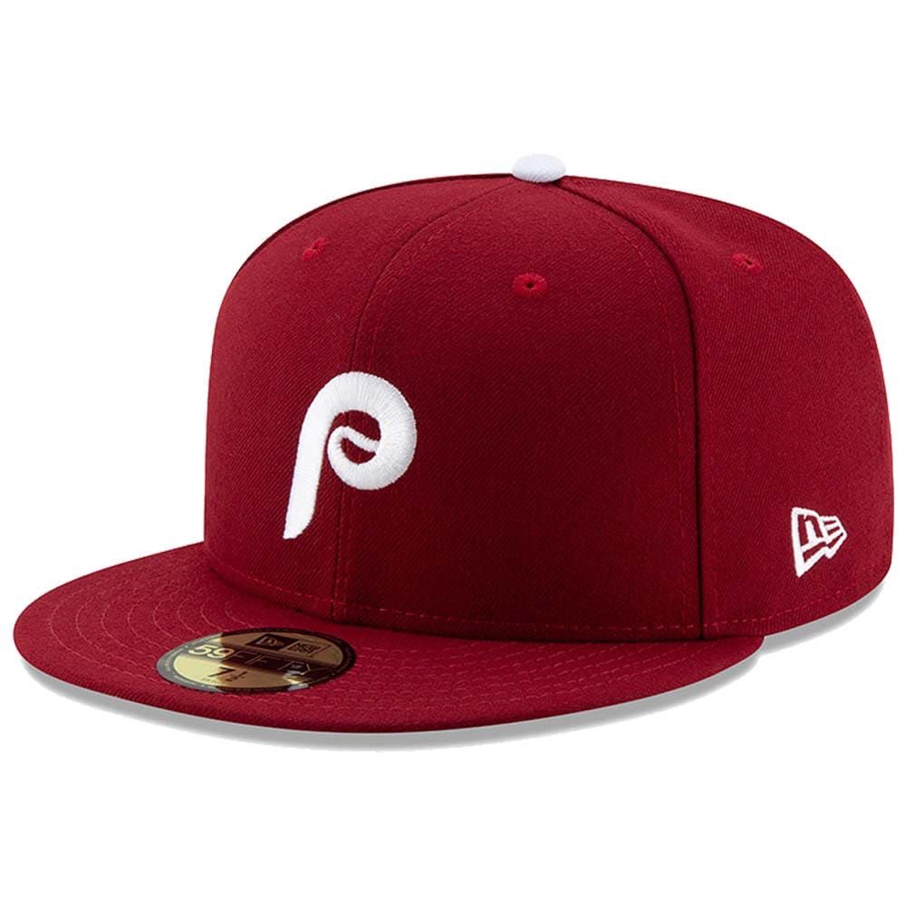 Men's New Era Maroon Philadelphia Phillies Alternate 2 Authentic Collection On-Field 59FIFTY Fitted Hat