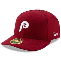 Men's New Era Maroon Philadelphia Phillies Authentic Collection Alternate 2 On-Field Low Profile 59FIFTY Fitted Hat