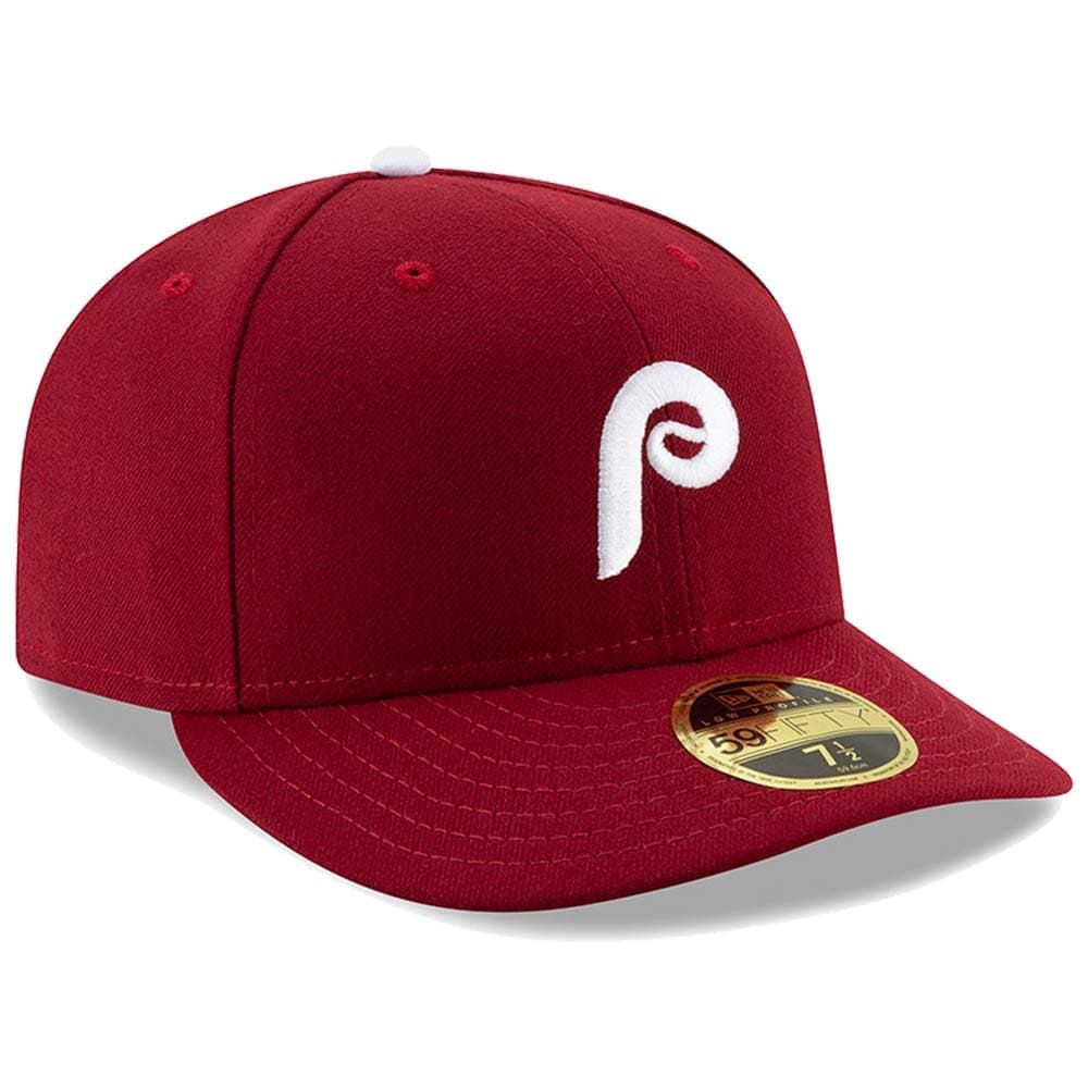 Men's New Era Maroon Philadelphia Phillies Authentic Collection Alternate 2 On-Field Low Profile 59FIFTY Fitted Hat