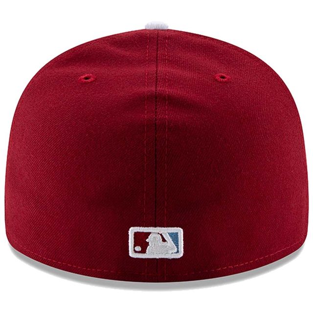 NEW ERA BASIC ON FIELD PHILADELPHIA PHILLIES FITTED HAT (MAROON)