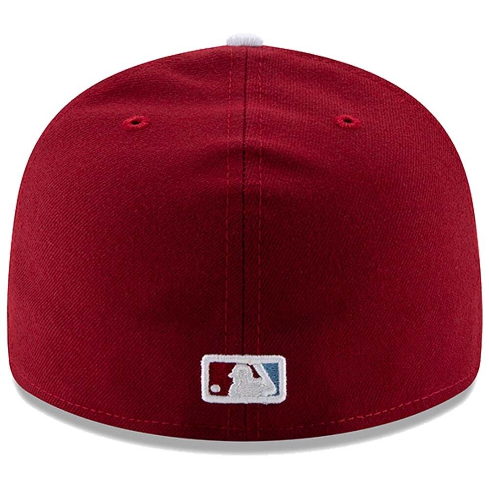 Men's New Era Maroon Philadelphia Phillies Authentic Collection Alternate 2 On-Field Low Profile 59FIFTY Fitted Hat