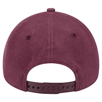 Casquette ajustable A-Frame 9FORTY en moleskine pour homme New Era Bordeaux Philadelphia Phillies