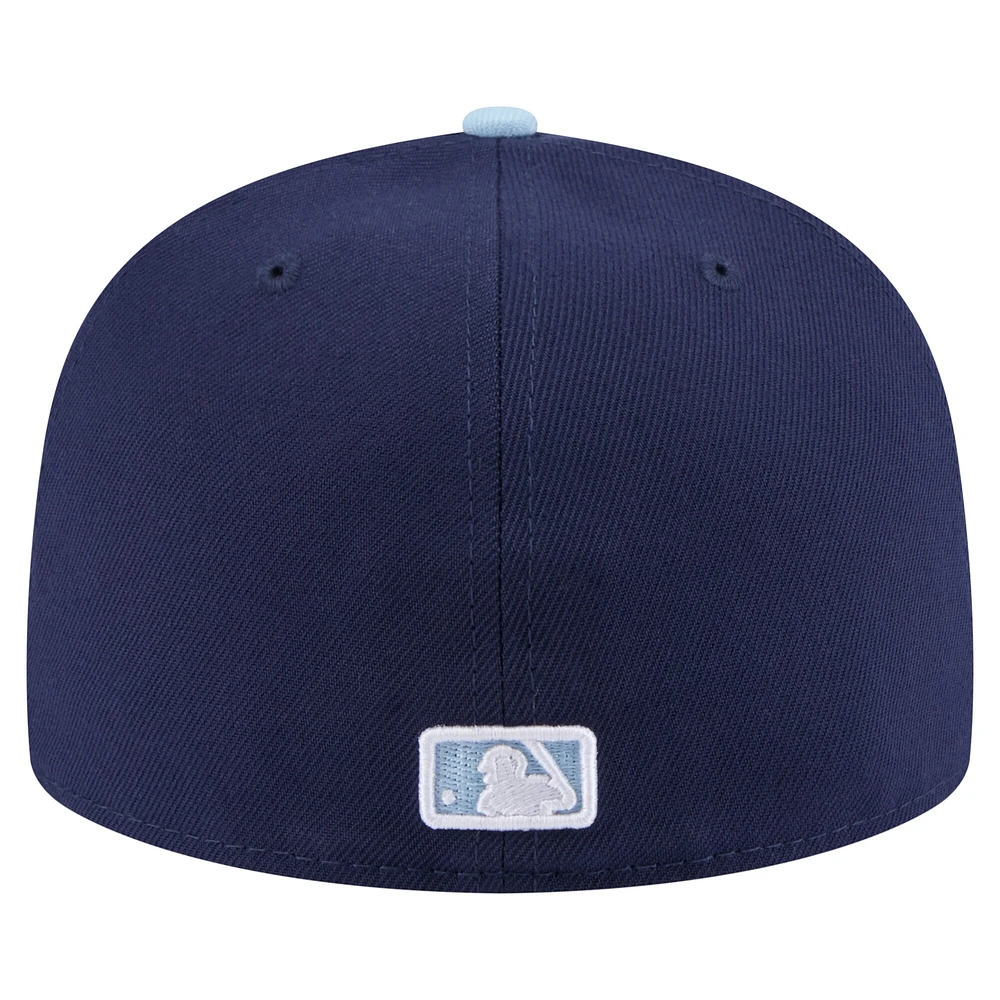 Men's New Era Navy/Light Blue Philadelphia Phillies Color Pack 2-Tone 59FIFTY Fitted Hat