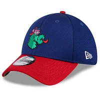 Casquette flexible 39THIRTY d'entraînement au bâton des Phillies de Philadelphie 2024 New Era pour hommes, bleu marine