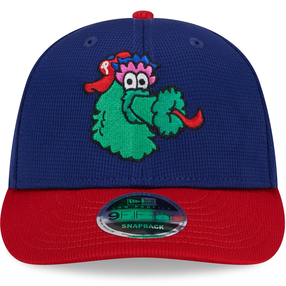 Casquette Snapback 9FIFTY Snapback Low Profile des Phillies de Philadelphie 2024 New Era pour hommes