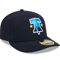 Casquette ajustée 59FIFTY à profil bas New Era pour hommes des Phillies de Philadelphie 2024 City Connect bleu marine