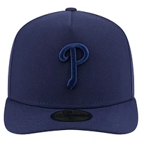 Men's New Era Navy Philadelphia Phillies Color Pack A-Frame 59FIFTY Fitted Hat