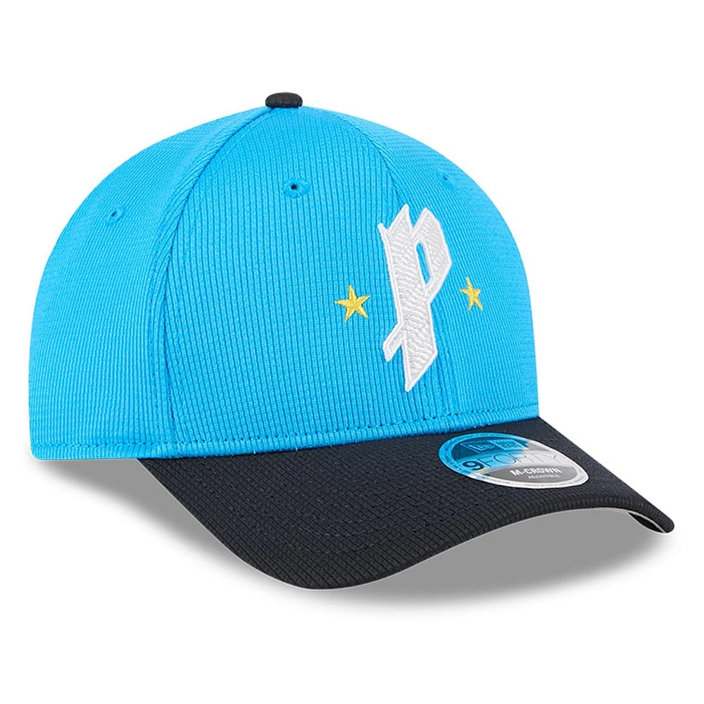 Men's New Era Neptune Blue/Navy Philadelphia Phillies City Connect Batting Practice 9FORTY M-Crown Adjustable Hat
