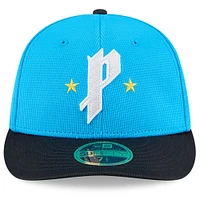 Men's New Era Neptune Blue/Navy Philadelphia Phillies City Connect Batting Practice Low Profile 59FIFTY Fitted Hat