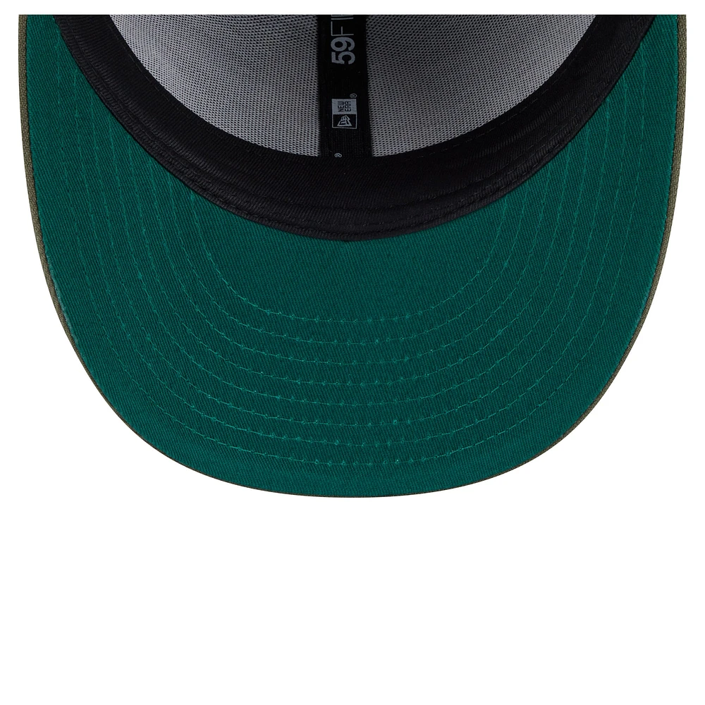 Casquette ajustée 59FIFTY olive Philadelphia Phillies pour homme de New Era