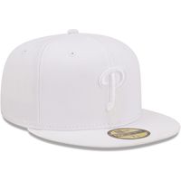 Men's New Era Philadelphia Phillies White on 59FIFTY Fitted Hat