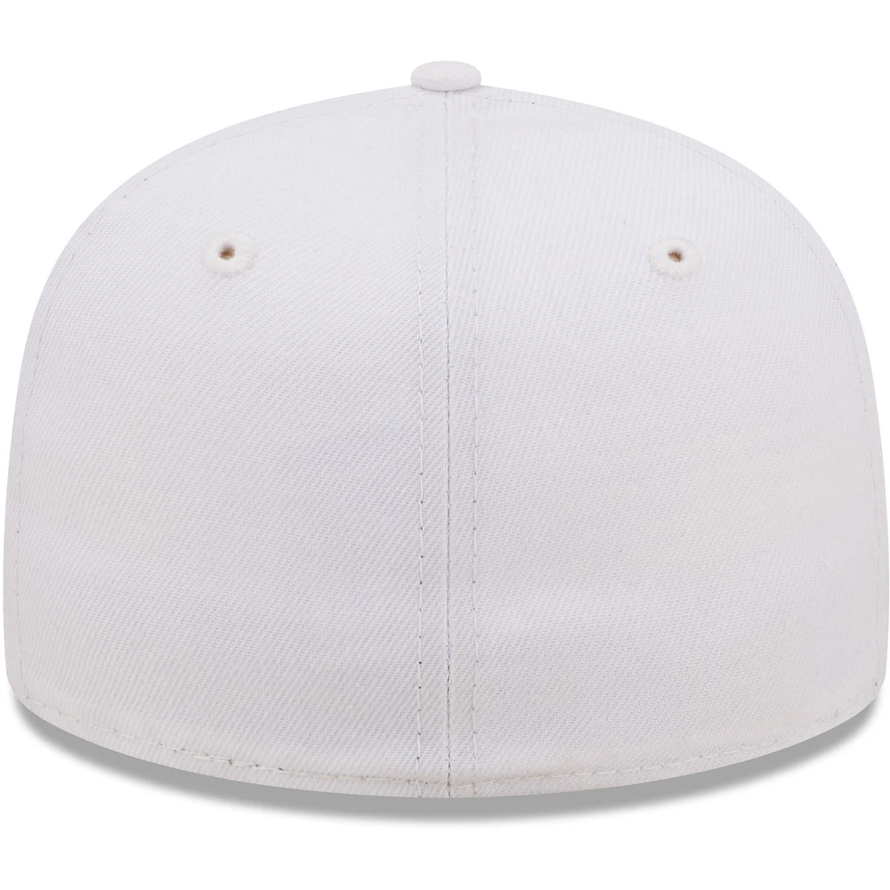 Men's New Era Philadelphia Phillies White on 59FIFTY Fitted Hat