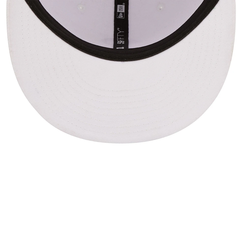 Men's New Era Philadelphia Phillies White on 59FIFTY Fitted Hat