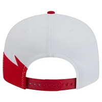 Casquette Snapback Jagged 9FIFTY rouge/blanc pour homme New Era Philadelphia Phillies