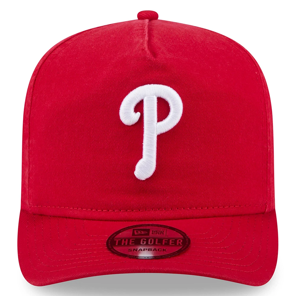 Men's New Era  Red Philadelphia Phillies 2025 Jackie Robinson Day Golfer Adjustable Hat