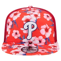 Casquette snapback rouge New Era pour homme