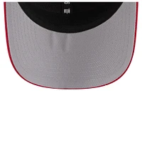Casquette extensible à bouton-pression New Era rouge 9SEVENTY pour homme, motif drapeau des Phillies de Philadelphie