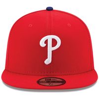 Men's New Era Red Philadelphia Phillies Game Authentic Collection On-Field 59FIFTY Fitted Hat