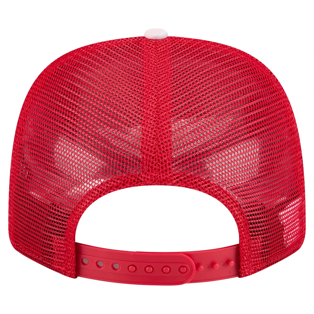 Men's New Era Red Philadelphia Phillies Hula Trucker 9SEVENTY Adjustable Hat