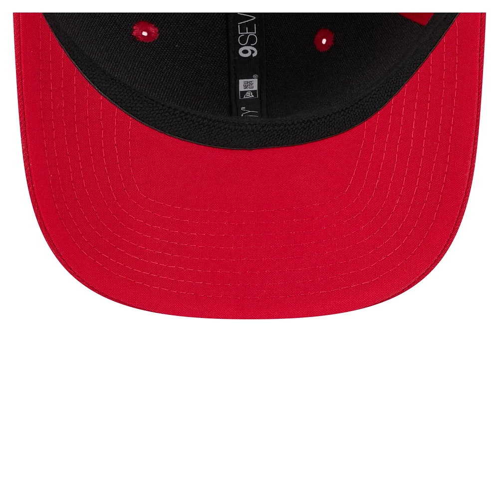 Men's New Era Red Philadelphia Phillies Multi-Rope 9SEVENTY Stretch-Snap Hat