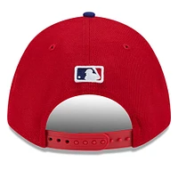 Men's New Era  Red Philadelphia Phillies Player Replica 9FORTY Adjustable Hat
