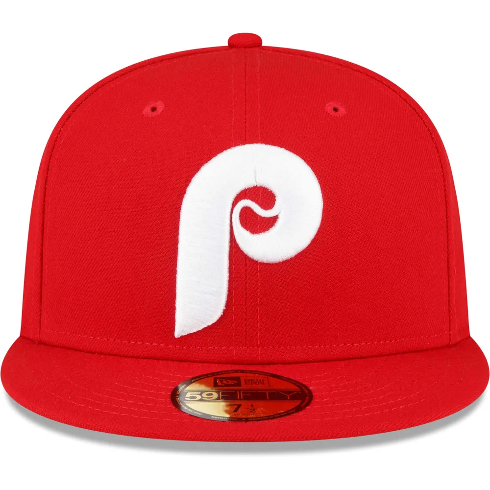 Men's New Era Black Philadelphia Phillies Sidepatch 59FIFTY Fitted Hat