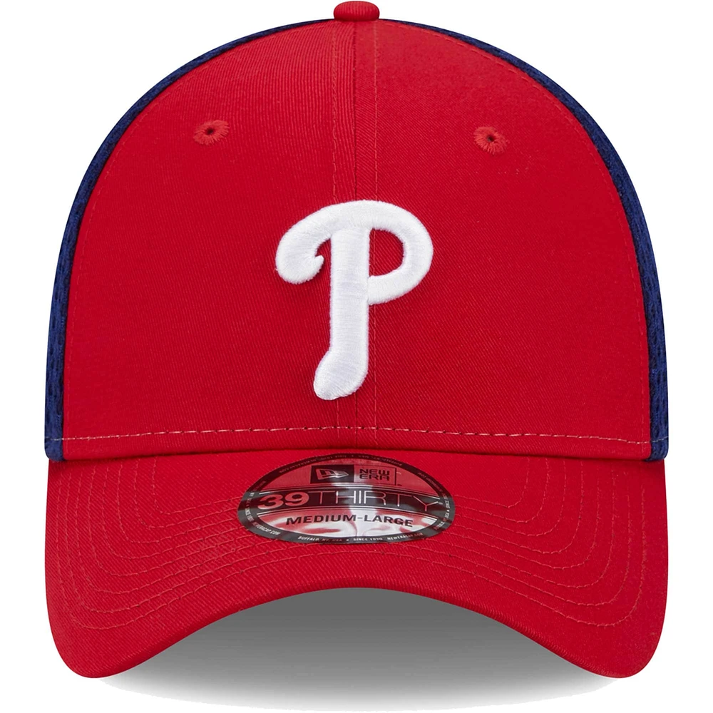 Casquette Flex Neo 39THIRTY Team des Phillies de Philadelphie pour homme New Era rouge