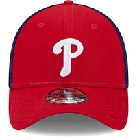 Men's New Era Red Philadelphia Phillies Team Neo 39THIRTY Flex Hat