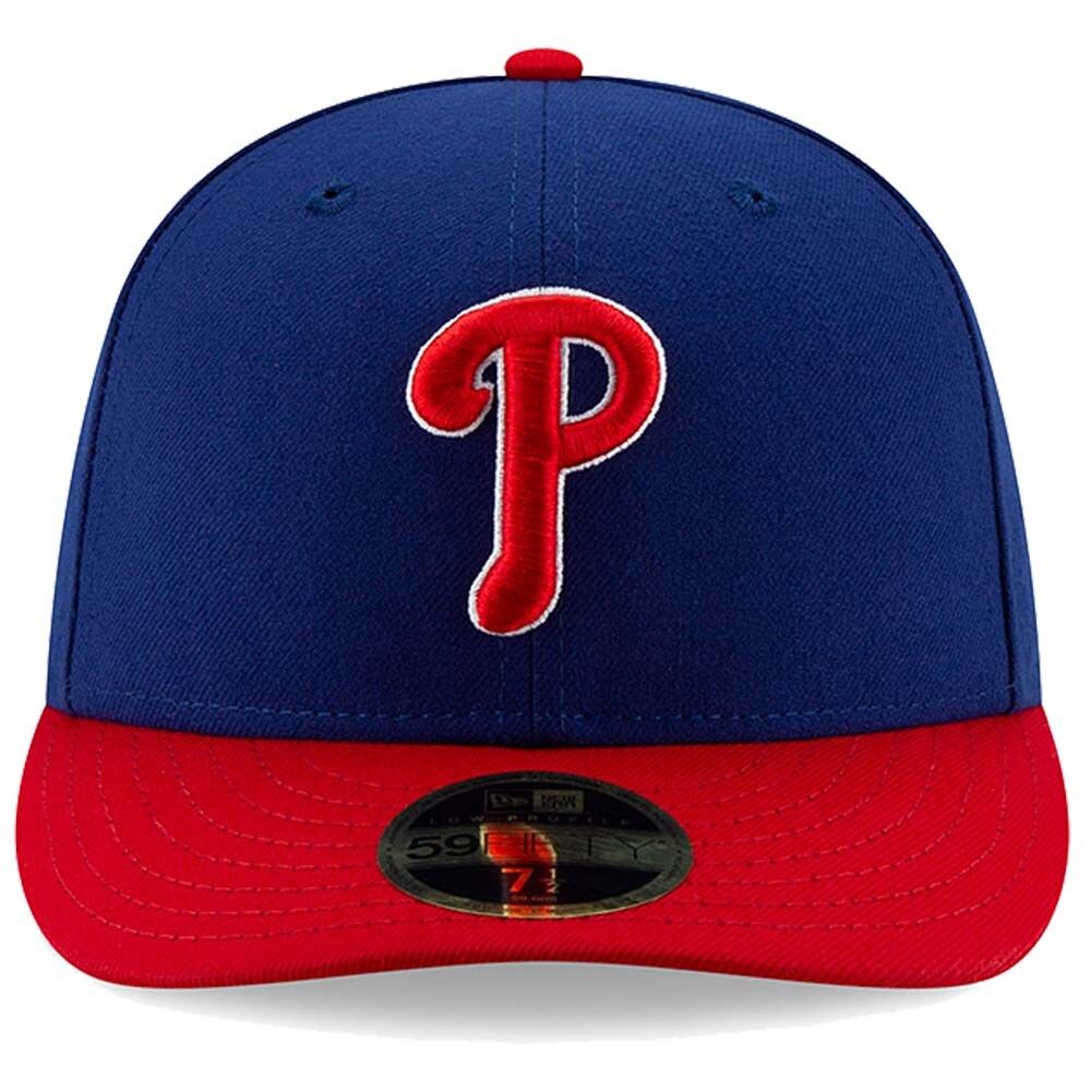 New Era Men's Philadelphia Phillies 59Fifty Game Red Authentic Hat