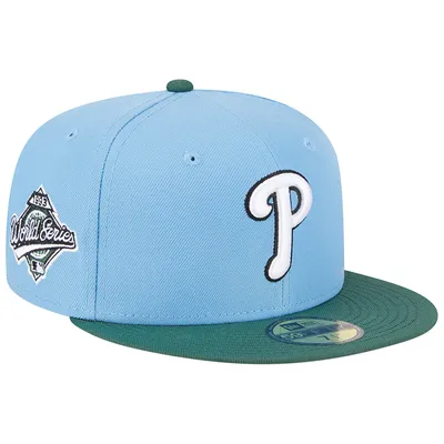 Men's Fanatics Branded Light Blue Philadelphia Phillies Cooperstown  Collection Fitted Hat