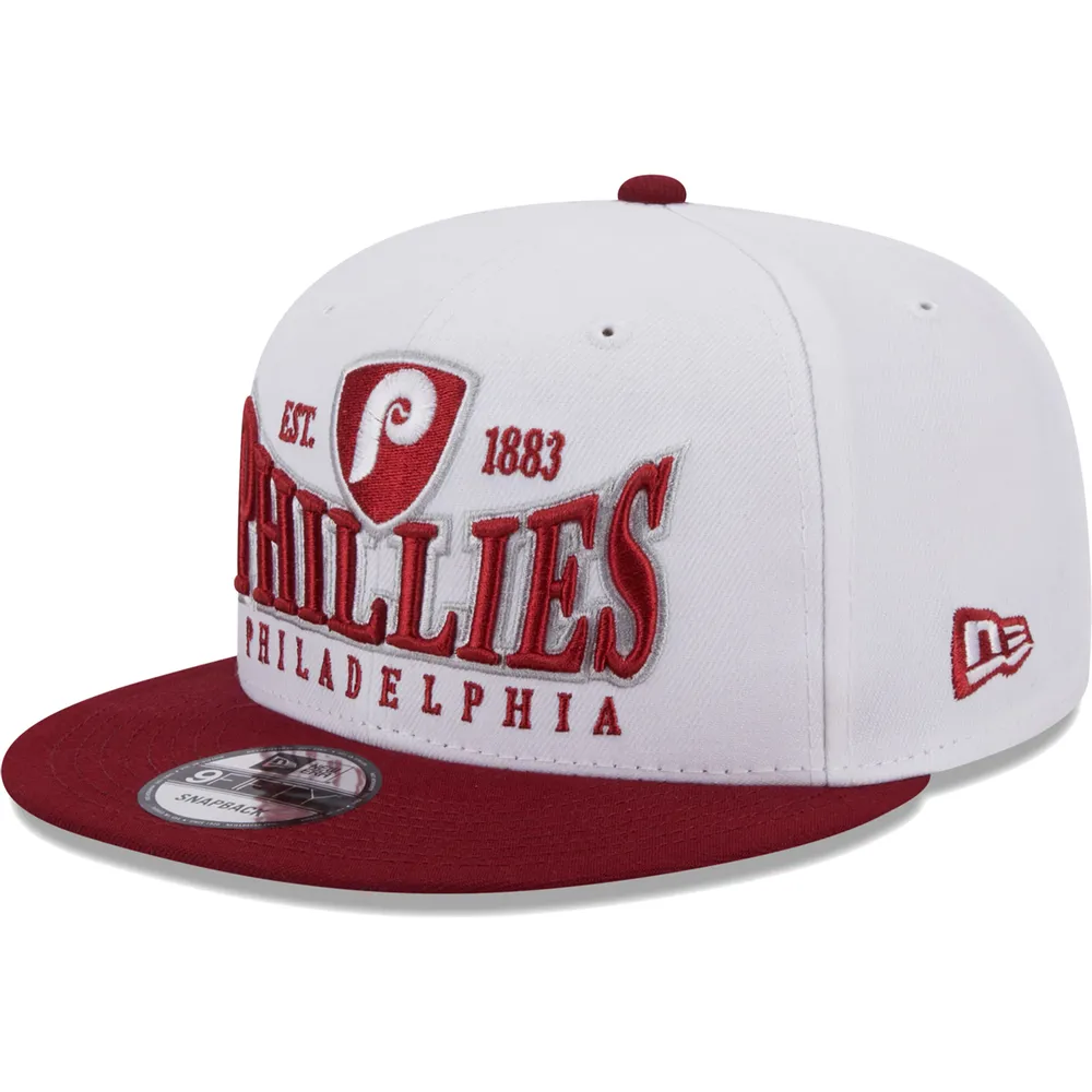 Men's Fanatics Branded Burgundy/Light Blue Philadelphia Phillies Cooperstown  Collection Core Snapback Hat