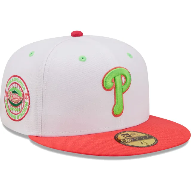 Men's New Era Orange/Pink Atlanta Braves 40th Anniversary Mango Passion 59FIFTY Fitted Hat