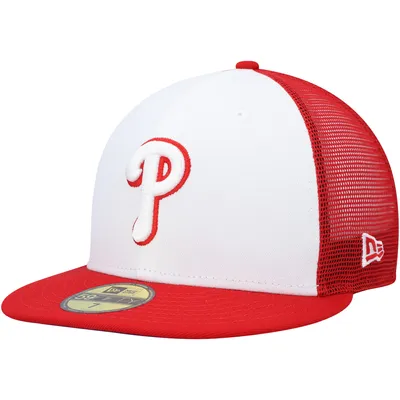Philadelphia Phillies New Era 2023 On-Field Batting Practice 59FIFTY Fitted Hat - White/Red