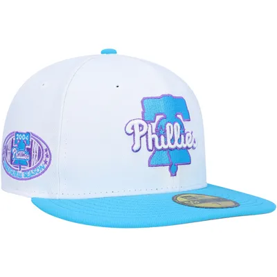 Philadelphia Phillies New Era 2004 Inaugural Season Vice 59FIFTY Fitted Hat - White