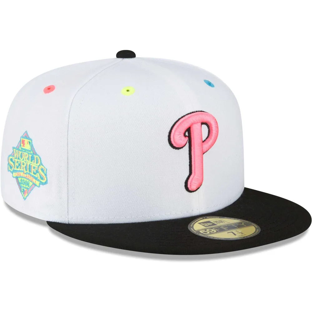 Lids Philadelphia Phillies New Era Neon Eye 59FIFTY Fitted Hat - White