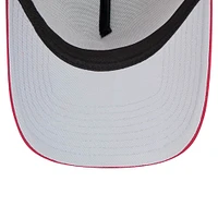 Men's New Era White Philadelphia Phillies Retro Wordmark 9FORTY A-Frame Trucker Adjustable Hat