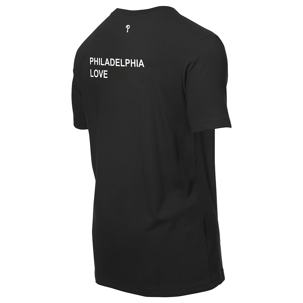 Men's New Era x j-FROST Black Philadelphia Phillies T-Shirt