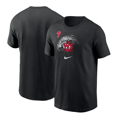 Men's Nike Black Philadelphia Phillies 2022 World Series Worldwide Event T-Shirt