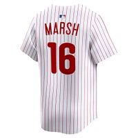 Maillot Nike Brandon Marsh blanc à domicile des Phillies de Philadelphie pour homme, édition limitée