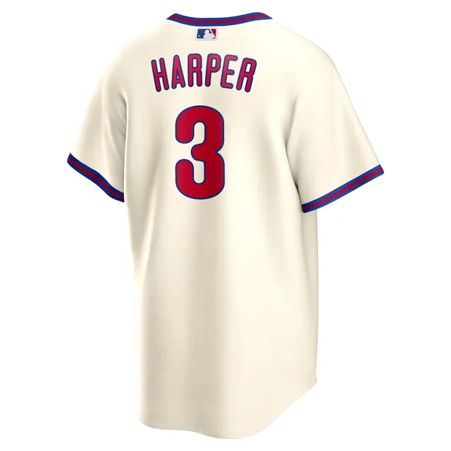 Men's Nike Bryce Harper White Philadelphia Phillies Home Replica Player - Jersey Size: Small