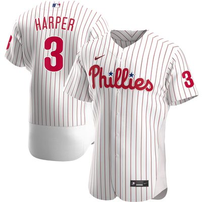 Men's Nike Bryce Harper White Philadelphia Phillies Home Authentic Player - Jersey