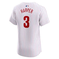 Men's Nike Bryce Harper White Philadelphia Phillies Home Elite Jersey