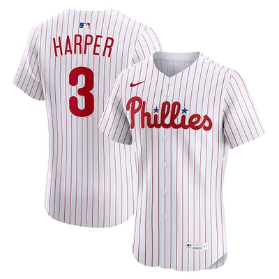 Maillot Nike Bryce Harper blanc domicile Elite des Phillies de Philadelphie pour homme