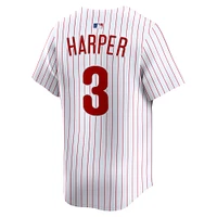 Maillot de joueur à domicile Nike Bryce Harper blanc Philadelphia Phillies pour homme