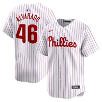 Men's Nike Jose Alvarado White Philadelphia Phillies Home Limited Player Jersey