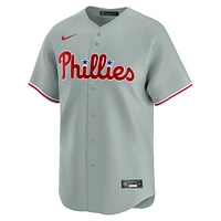 Men's Nike J.T. Realmuto Gray Philadelphia Phillies Road Limited Player Jersey