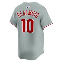 Men's Nike J.T. Realmuto Gray Philadelphia Phillies Road Limited Player Jersey