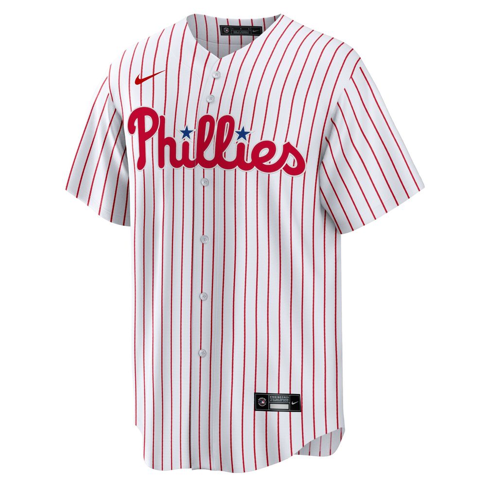 Men's Nike JT Realmuto White Philadelphia Phillies Home Replica Player Name Jersey