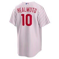 Men's Nike JT Realmuto White Philadelphia Phillies Home Replica Player Name Jersey